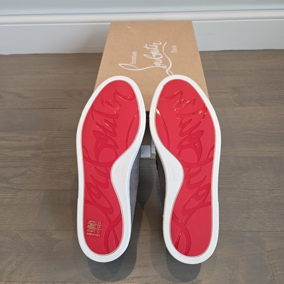 $945 Christian Louboutin Chambeliboat Leather Boat Shoe Men's EU 42 US 9 BNIB - Picture 9 of 9